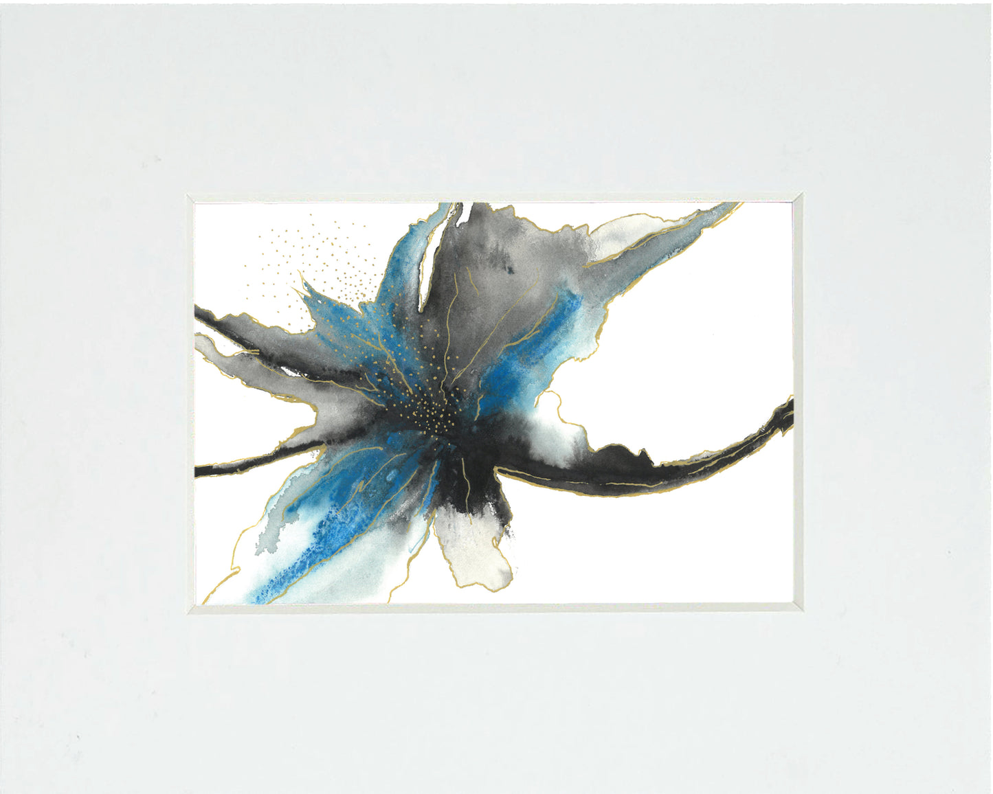 Blue Lilly III Print