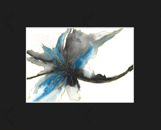 Blue Lilly III Print