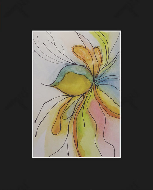 Pastel Abstract Floral Original