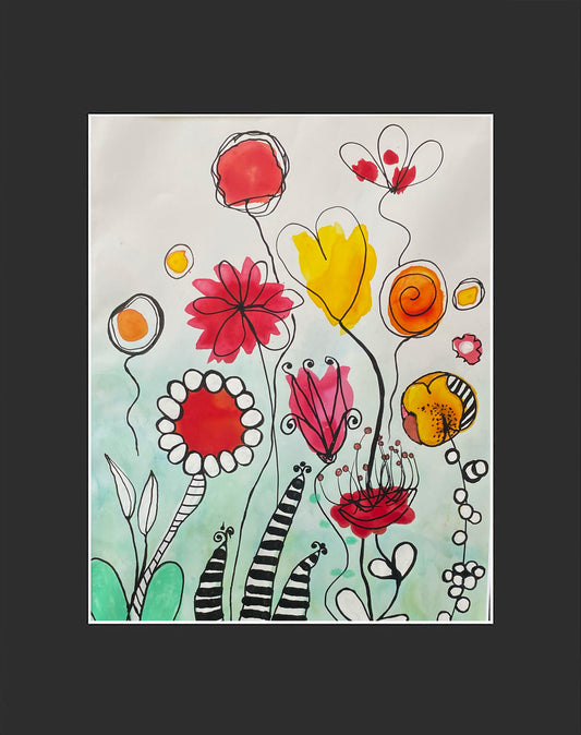 Whimsical Garden II Original